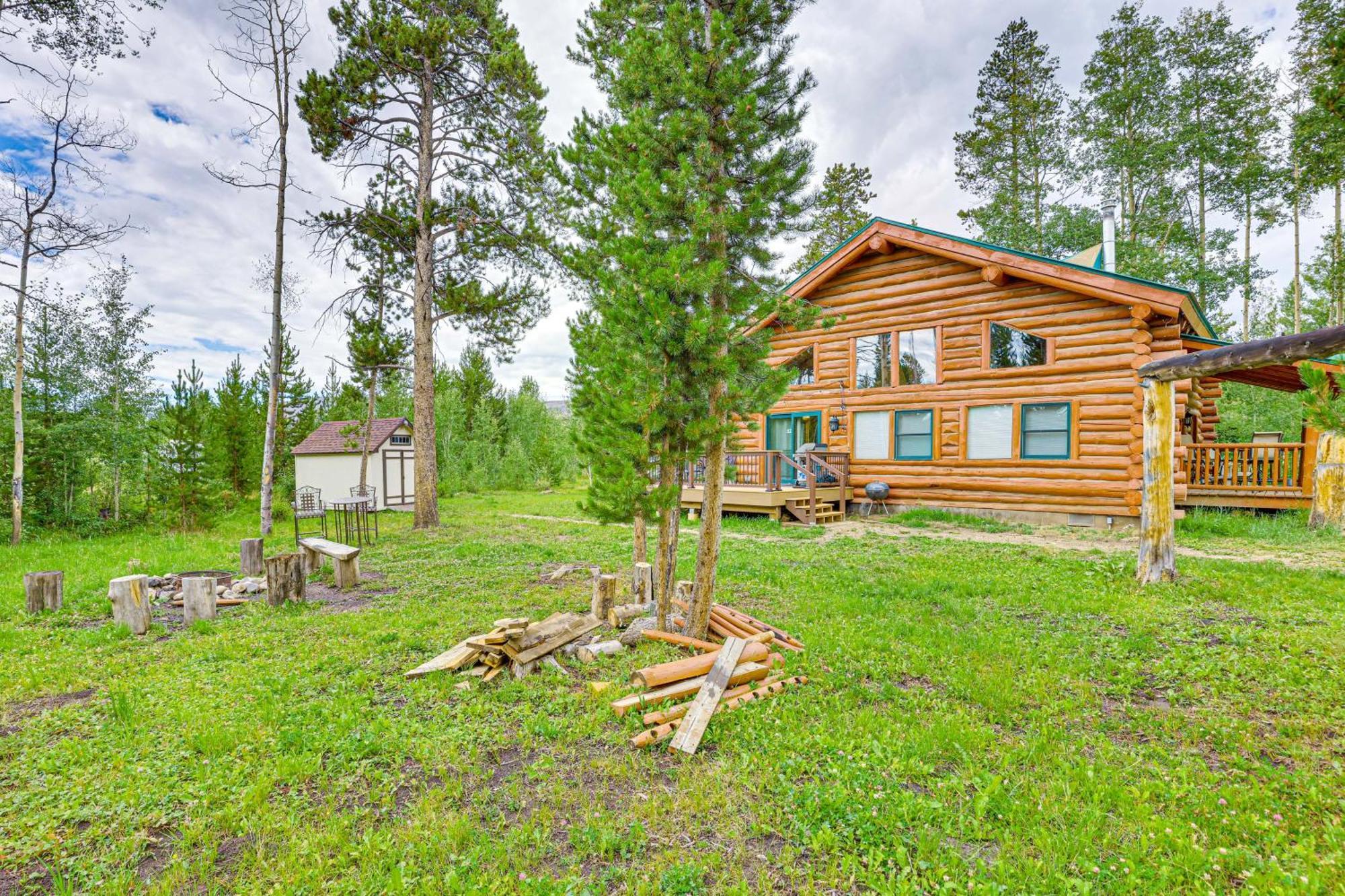 Grand Lake Cabin With Direct Access To Rocky Mtn Np! Buitenkant foto